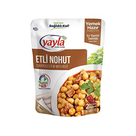 Yayla Yemek Hazır Etli Nohut 250 Gr