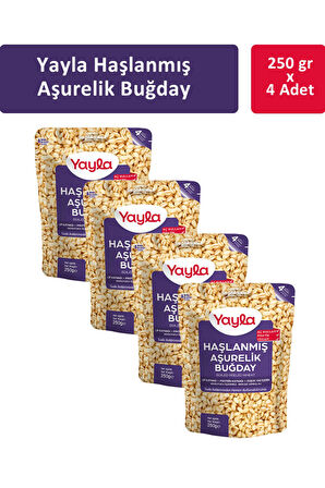 Yayla Haşlanmış Aşurelik Buğday 250 gr x 4 Adet