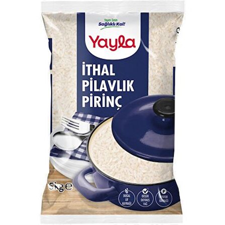 Yayla Pırınc 5Kg Pılavlık Ithal