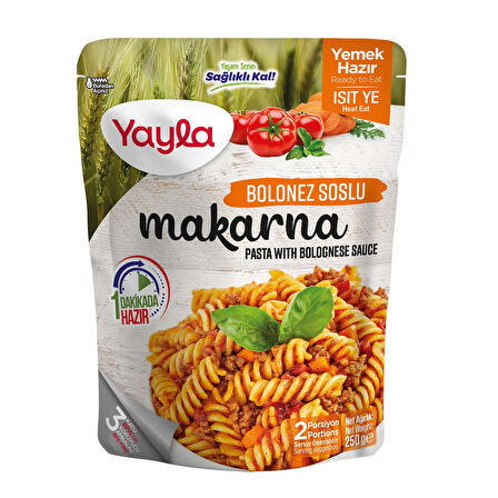 Yayla Yemek Hazır Bolonez Soslu Makarna 250 gr