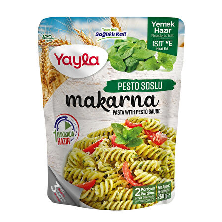 Yayla Yemek Hazır Pesto Soslu Makarna 250 gr