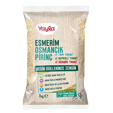 Yayla Esmerim Osmancık Pirinç 1 kg