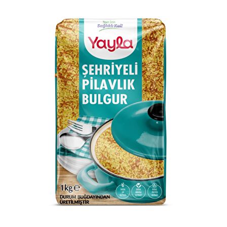 Yayla Şehriyeli Pilavlık Bulgur 1 Kg