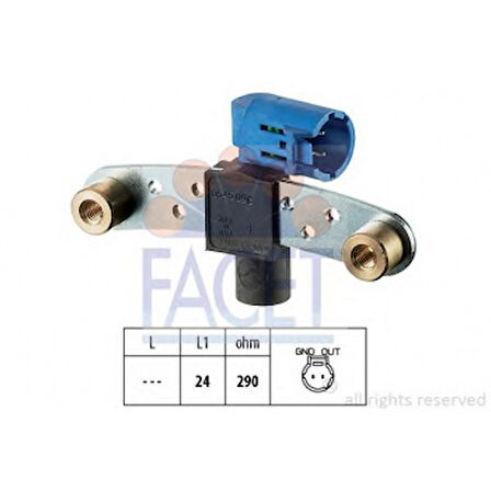 Renault Krank MIL Sensoru Clio-Kangoo-Megane-Laguna 1,4 16v/1,6 16v - Facet 9.0545