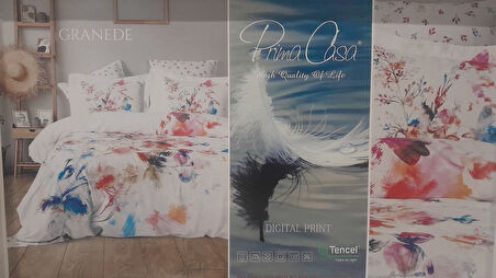 ÇİFT KİŞİLİK NEVRESİM TAKIMI PAMUK SATEN GRANEDE