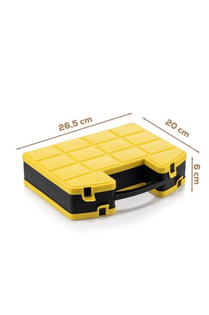 Porsima L-00560 Combo Takım Çantası Çift Taraflı Çok Bölmeli Organizer Kutu (73 karakter)
