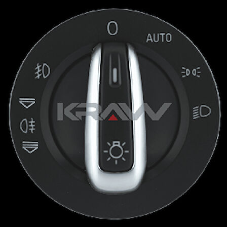 Unıversal Far Anahtarı>audi A6 05-11  Q7 07--> Far Anah. Auto Krom   >>4f1941531e - Mcar-An1563