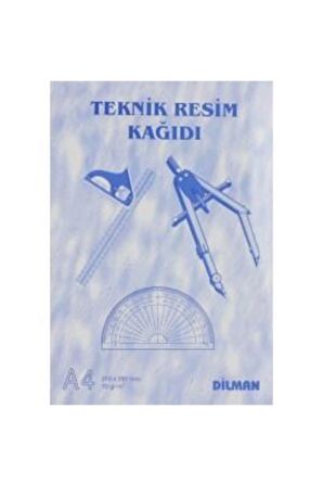 DİLMAN TEKNİK RESİM KAĞIDI A4 DİKEY