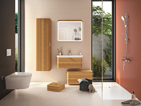 VitrA Nest Trendy 5176B003-1684 Asma Klozet, Rim-Ex, 57 cm, Beyaz
