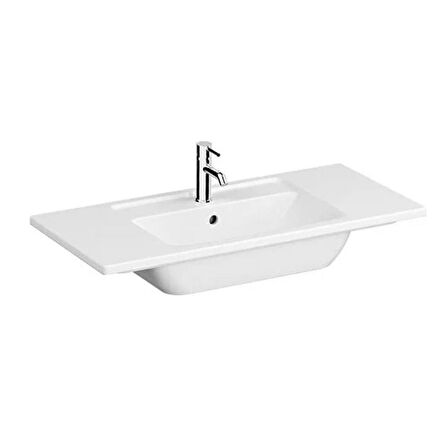 VitrA Integra 7056B003-0001 Etajerli Lavabo, 80 Cm, Beyaz