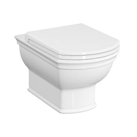 VitrA Valarte 7805B403-0090 Asma Klozet, Rim-ex, 54 cm, Beyaz