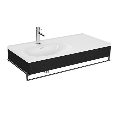 VitrA Equal 64088 Lavabo Ünitesi, 100 cm, Havluluklu, Beyaz