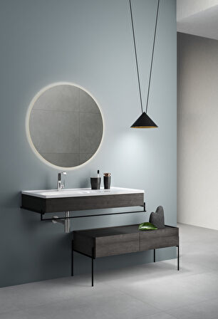 VitrA Equal 64088 Lavabo Ünitesi, 100 cm, Havluluklu, Beyaz