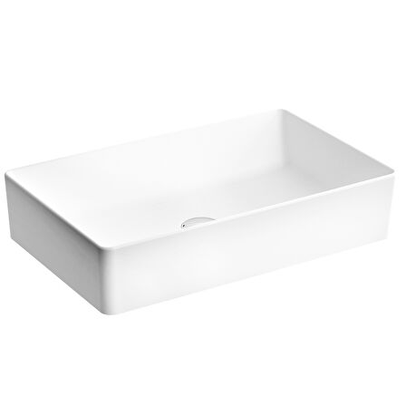 VitrA Nuo 7434B003-0016 Dikdörtgen Çanak Lavabo, 60 cm, Beyaz