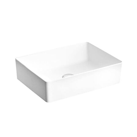 VitrA Nuo 7436B003-0016 Tezgah Üstü Lavabo,Beyaz, 50cm