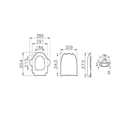 Sento Soft Çocuk Klozet Kapağı-DP-Ysb 133-101-009 Yavaş Kapanır