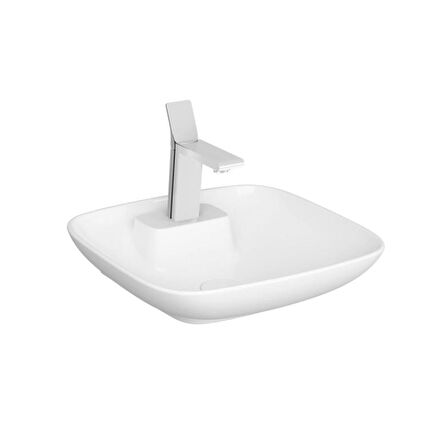 VitrA Memoria 5887B403-0041 Kare Çanak Lavabo, 45cm, Beyaz