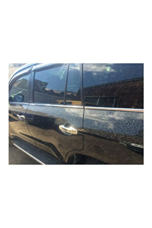 Toyota Land Cruiser 200 Uyumlu Krom Cam Çıtası 6 Prç. 2007 Ve Üzeri Paslanmaz Çelik