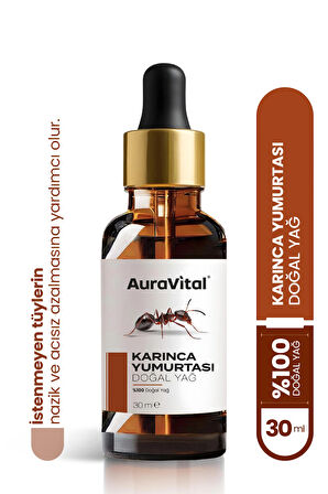 Karınca Yumurtası Yağı 30 Ml %100 Doğal – Tüy Azaltıcı, Epilasyon Sonrası Cilt Bakım Yağı