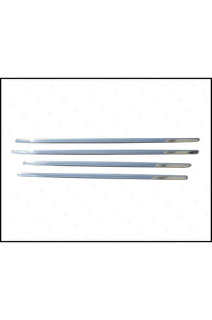 Toyota Yaris Krom Cam Çıtası 4 Prç. 2006-2010 P. Çelik