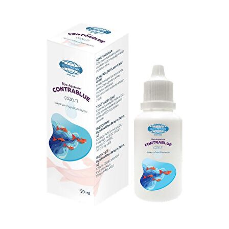 Biyoteknik Biyo-aquacure Contrablue 50 ml Akvaryum Su Düzenleyici