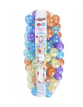Pilsan Oyuncak Simli Havuz Topu 7 Cm 100 Adet Havuz Topu