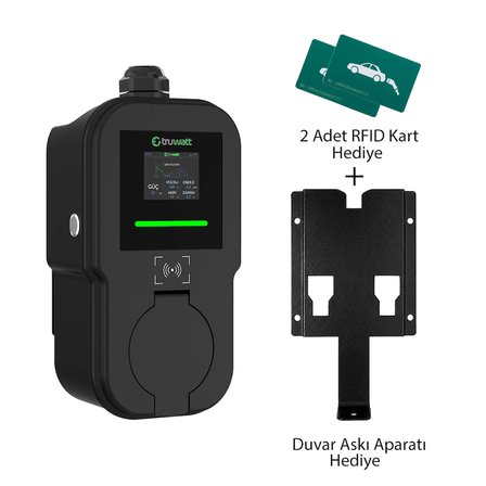 Truwatt ZTV510 22kW Taşınabilir Wallbox Elektrikli Araç Şarj Cihazı 32A/380V (10 metre)