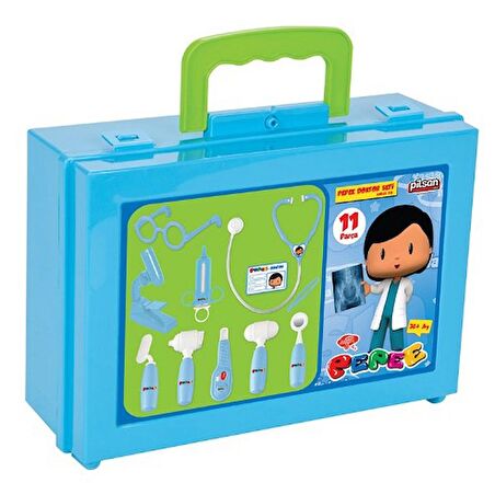 Pilsan 03-312 Pepee Doktor Seti Çantalı Eğitici Oyuncak