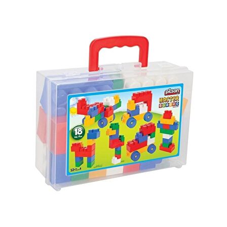 Pilsan Master Bloklar Çantalı 18 Parça