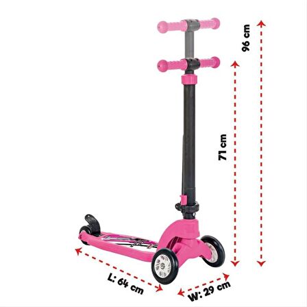 Pilsan Cool Scooter Pembe - 07 358