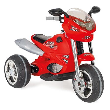 Pilsan Storm Akülü Motosiklet 12 Volt Kırmızı