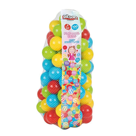 06 407 OYUN HAVUZ TOPLARI FİLELİ 9CM 50Lİ