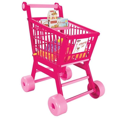 Pratik Market Arabası - Pembe