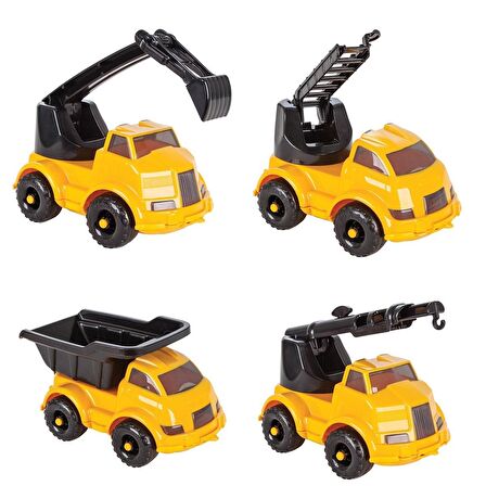 Pilsan Master Construction Tekli Oyuncak Araba 07-665