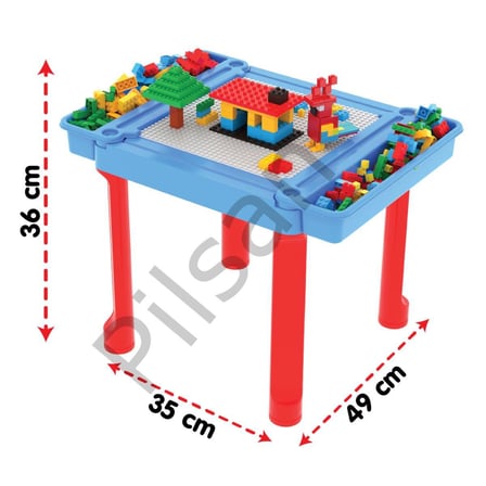 PİLSAN MİCRO BLOK HOBY MASASI 336 PARÇA