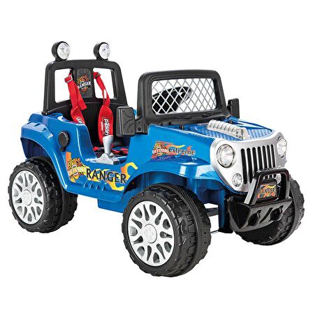 PİLSAN RANGER AKÜLÜ ARABA 12V KUMANDALI 5107 (METALİK MAVİ)