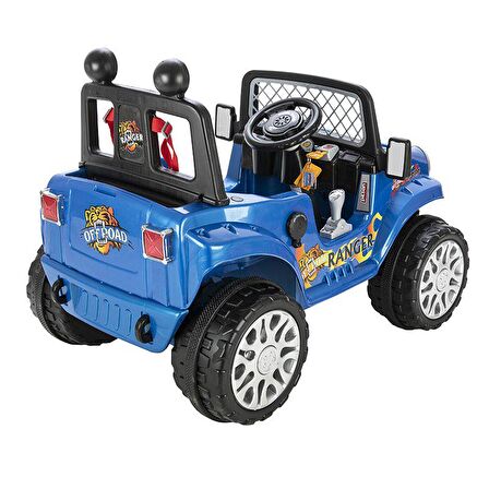 PİLSAN RANGER AKÜLÜ ARABA 12V KUMANDALI 5107 (METALİK MAVİ)