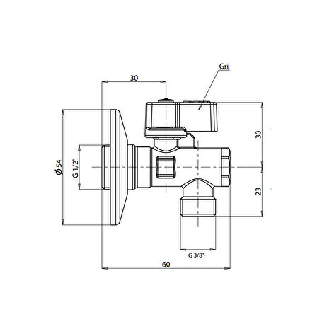 ECA MİNİ ÇAMAŞIR MUSLUĞU 602111068