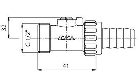 E.C.A 1/2 Boşaltma Musluğu 602122004