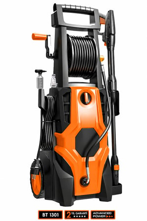 BUTOOLS 180 Çelik  Şanzuman Musluk Ve Kovadan Çekme Y üksek Basnçlı Bahçe Oto Yıkama Makinesi