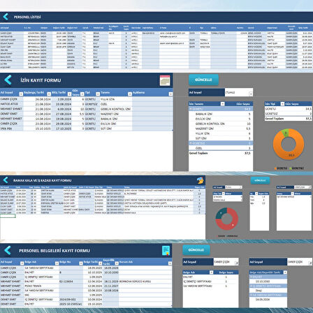 İnsan Kaynakları Yönetim Programı – Excel Tabanlı Lisanslı Yazılım (Dijital Teslim)
