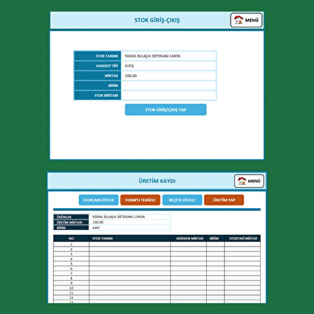 Stok Takip Programı V1.0– Excel Tabanlı Lisanslı Yazılım (Dijital Teslim)