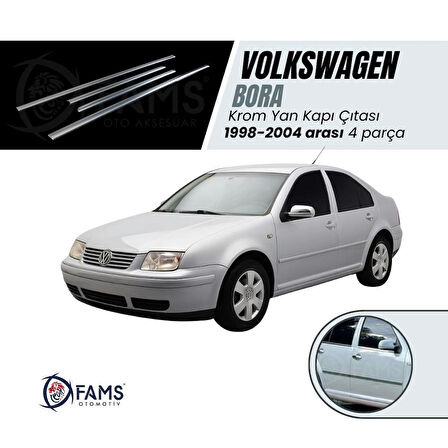 Vw Bora Krom Yan Kapı Çıtası 4 Kapı 1998-2004 P. Çelik