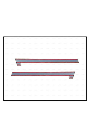 Vw Caddy Krom Sürgü Nikelajı 2 Prç. 2004-2015 P.çelik