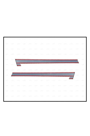 Vw Caddy Maxı Krom Sürgü Nikelajı 2 Prç. 2004-2015 P.çelik