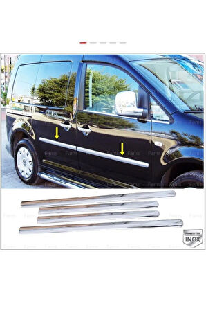 Vw Caddy Krom Yan Kapı Çıtası 4 Parça 2004-2015 P. Çelik