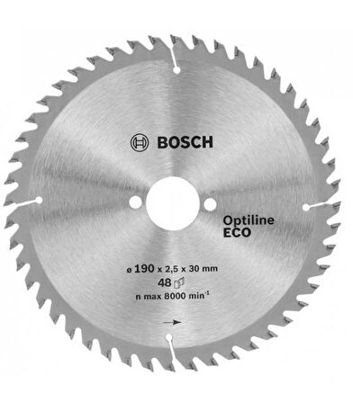 Bosch Optine Eco Daire Testere Bıçağı 190 Mm 2,2/1,4 48 Diş 2 608 644 628 - N