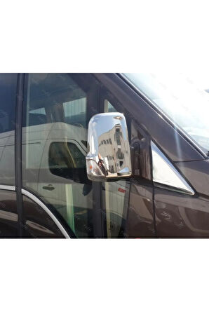 Vw Crafter Krom Ayna Kapağı 2 Parça 2006-2016 Arası Paslanmaz Çelik