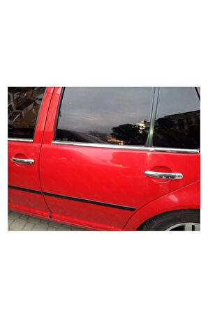 Vw Golf 4 Krom Cam Çıtası 4 Prç. 1998-2004 P. Çelik