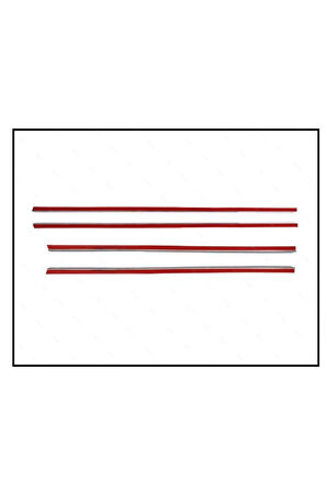 Vw Golf 4 Krom Cam Çıtası 4 Prç. 1998-2004 P. Çelik